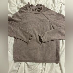 Free People Mauve Cowl Neck Sweater RARE